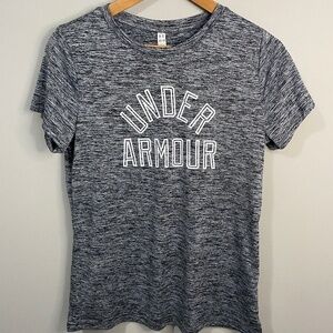 Under Armour Women's Grey Short Sleeve T-shirt Size Medium‎